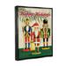 The Holiday Aisle® Happy Holidays Nutcrackers Framed Floater Canvas Wall Art Design By Paul Brent Canvas | 31 H x 25 W x 1.7 D in | Wayfair