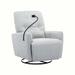 Latitude Run® Recliners Chairs Velvet in Gray | 37.4 H x 30.3 W x 39.4 D in | Wayfair A2BDC8D59E9F41CDB62FC581FA79154C
