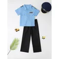 Uniforme de police spécial pour enfants uniforme de performance de la police de la circulation