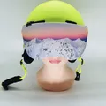 Juste de visière de casque de neige en microcarence motif client sac souple protecteur de visière