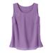 Draper's & Damon's Women's Flirty Solid Tank - Purple - M - Misses