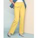 Draper's & Damon's Women's Classic Comfort® Straight Leg Pull-On Pants - Yellow - PXL - Petite Short