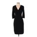 Adrianna Papell Casual Dress - Sheath: Black Dresses - Women's Size 4