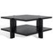 SAFAVIEH Couture Quigley 2-Tier Square Coffee Table - 40 in. W x 40 in. D x 18.3 in. H