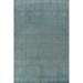 Light Blue Gabbeh Oriental Area Rug Hand-Knotted Wool Carpet - 6'0" x 8'10"