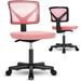 Computer Desk Chair Adjustable Swivel Plastic Armless Office for Kids