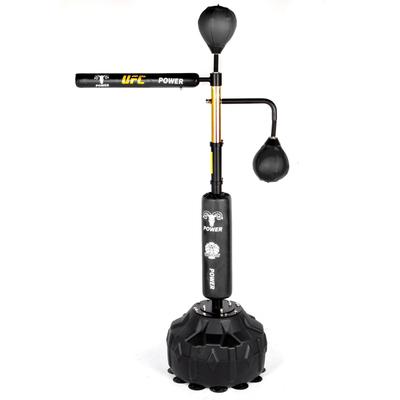 VEVOR Adjustable Height Free Standing Boxing Speed Trainer Punching Bag Spinning Bar with Reflex Bar&Gloves for Man - 1.2M-1.9M