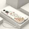 Ramoscelli Flower Willow Phone Case per Xiaomi Redmi Note 12 12S 12C 10 10C 10A 10T 9 9T 9A 11 11S