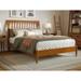 Orleans Full Solid Wood Low Profile Sleigh Platform Bed