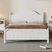 King Size Traditional Concise Style Wooden Platform Bed