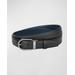 Reversible Leather Buckle Belt