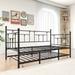 Metal Daybed Frame Platform with Trundle