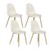Homy Casa Mid-century Modern Fabric Dining Chairs (Set of 4)
