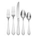 Satin Vertex 20 Piece Everyday Flatware Set, Service For 4