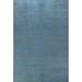 Light Blue Modern Gabbeh Oriental Area Rug Handmade Wool Carpet - 6'10" x 9'9"