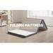 WOWMAX Tri Folding Mattress Single Bed with Storage Bag, Foldable Memory Foam Topper Portable Floor Guest Bed
