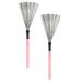 6 Pcs Wooden Handle Drum Brushes Drum Wire Brushes Drum Steel Wire Brushes