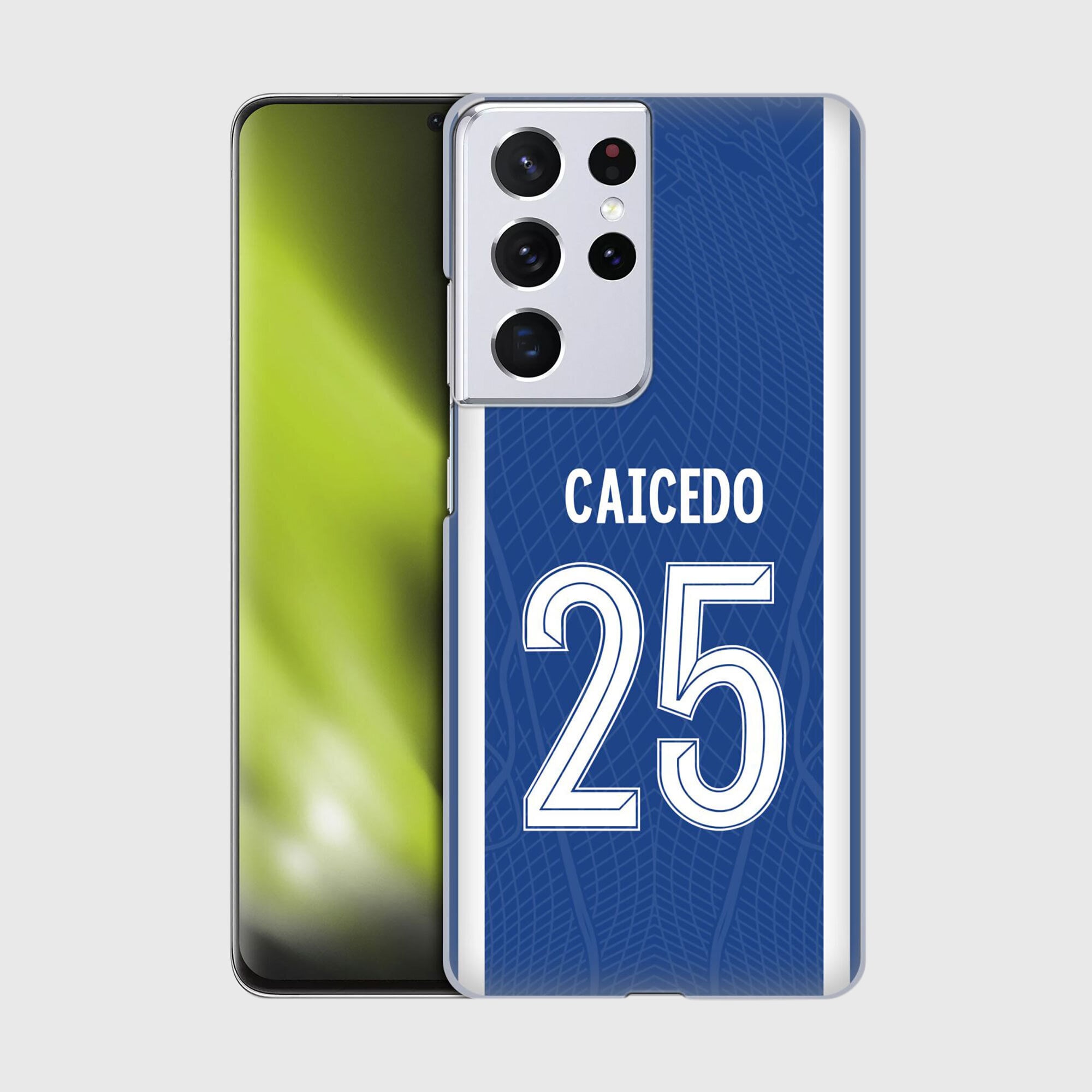 Coque de téléphone Chelsea Moisés Caicedo 2023/24 Home Kit - Samsung - No Gender Taille: S23 Plus 5G