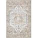 Yumna 2' x 2'11" Traditional Peach/Light Gray/Gray/Tan/Teal Area Rug - Hauteloom