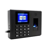 Fingerprint Password Attendance Machine Biometric Attendance System Electric Time Clock Recorder Machine-US Plug