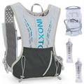 Sport Hydration Vest Running Backpack with 15oz 50oz Water Bladder Adjustable Strap Storage Bag for Trail Running