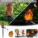 Yard Driveway Resin Squirrel garden statues Solar pop pen St. Patrick S Day Ornament Desktop Desk Decoration Squirrel Courtyard Solar Light Outdoor Plug-In Garden Statue Home Decor