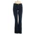 Lucky Brand Jeggings - High Rise Boot Cut Boyfriend: Blue Bottoms - Women's Size 2 - Dark Wash