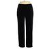 C.J. Elliot Casual Pants - High Rise Straight Leg Boyfriend: Black Bottoms - Women's Size 14