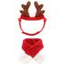 Pet accessories Christmas accessories Dog Hairpin Cat accessories Christmas antlers Headband Dog hat antlers+scarf