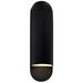 Ambiance 20" High Carbon Matte Black Capsule ADA Wall Sconce