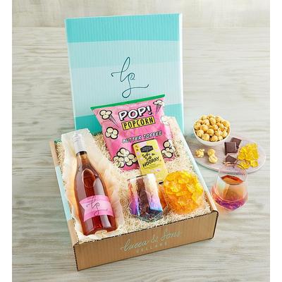 "Sip Sip Hooray" Gift Box With Lucca & Sons™ Rosé, Family Item Food Gourmet Assorted Foods, Gifts by Harry & David