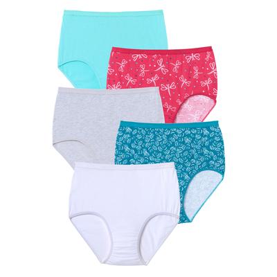 Plus Size Women's Cotton Brief 5-Pack by Comfort C...