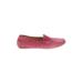 M. Gemi Flats: Pink Solid Shoes - Women's Size 39.5 - Almond Toe