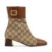 Gucci Shoes | Gucci Gg Supreme Ankle Boots Size: 39 | Color: Brown/Tan | Size: 39 Italian