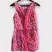 Lilly Pulitzer Dresses | Lilly Pulitzer Hot Pink Ryder Shift Dress With Appliqu Detail Nwot Size 6 | Color: Pink/White | Size: 6