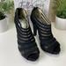 Michael Kors Shoes | Michael Kors Black High Heels Sandals Size 6.5 | Color: Black | Size: 6.5