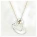 Louis Vuitton Jewelry | Auth Tiffany And Co. Large Clear Pendant Necklace Open Heart Peretti | Color: Gold/White | Size: Os