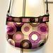 Coach Bags | Coach Purse | Purple And Brown Satin Crossbody Purse | Color: Brown/Purple | Size: Os