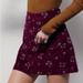 Free People Skirts | Free People Velvet Side Button Mini Skirt With Front Pockets Sz 4 | Color: Purple | Size: 4