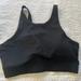 J. Crew Intimates & Sleepwear | J.Crew | Sports Bra Women’s Black Cloudstretch Activewear Gym High Neck | Size M | Color: Black | Size: M