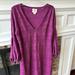 Anthropologie Dresses | Anthropologie Maeve Purple Lace Dress M | Color: Purple | Size: M