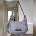 Coach Bags | Coach Kristin Leather Hobo Shoulder Bag Crossbody Light Grey | Color: Gray/Silver | Size: Os