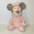 Disney Toys | Disney Parks Baby Minnie Mouse Plush Rattle Pastel Pink Plush | Color: Pink | Size: 11”