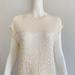 Louis Vuitton Dresses | Louis Vuitton Ivory Sequin Embellished Shift Dress | Color: Cream | Size: S