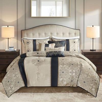 Donovan Comforter Bed Set Multi Warm, Queen, Multi...