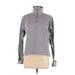 Nike Active T-Shirt: Gray Color Block Activewear - Women's Size Medium