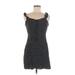 Altar'd State Casual Dress - Mini: Black Polka Dots Dresses - Women's Size Medium