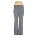 Lands' End Casual Pants - High Rise Flared Leg Boot Cut: Gray Bottoms - Women's Size 10 Petite