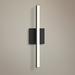 Sonneman Stix 17 1/4" High Satin Black LED Wall Sconce