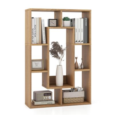 Costway 7-Cube Geometric Bookshelf Modern Decorati...